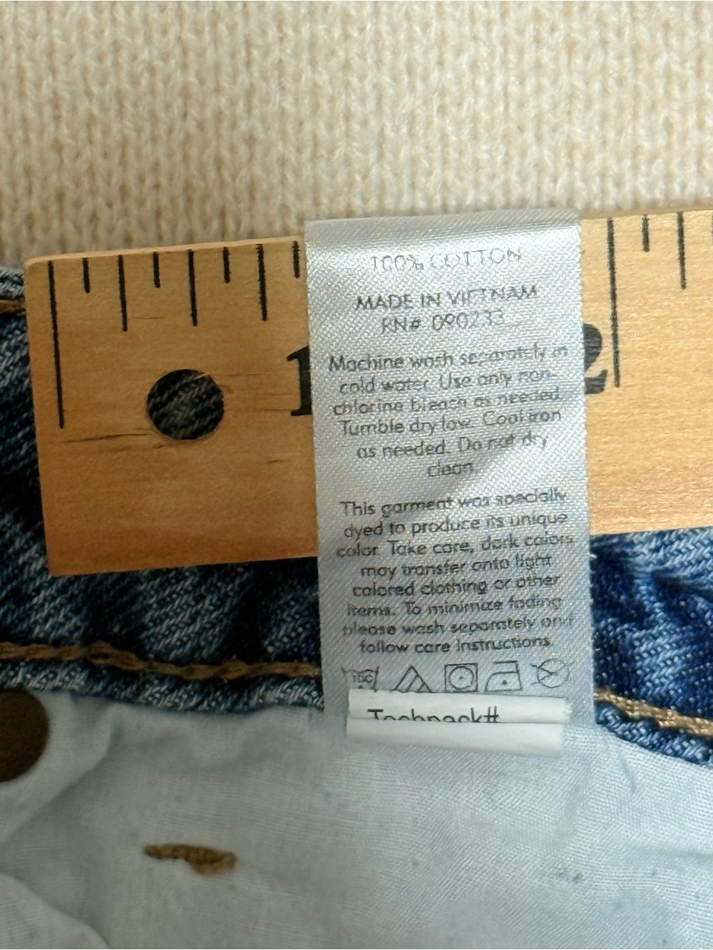PacSun Blue‎ Distressed Jean Shorts High-Rise size 30 - Picture 7 of 11